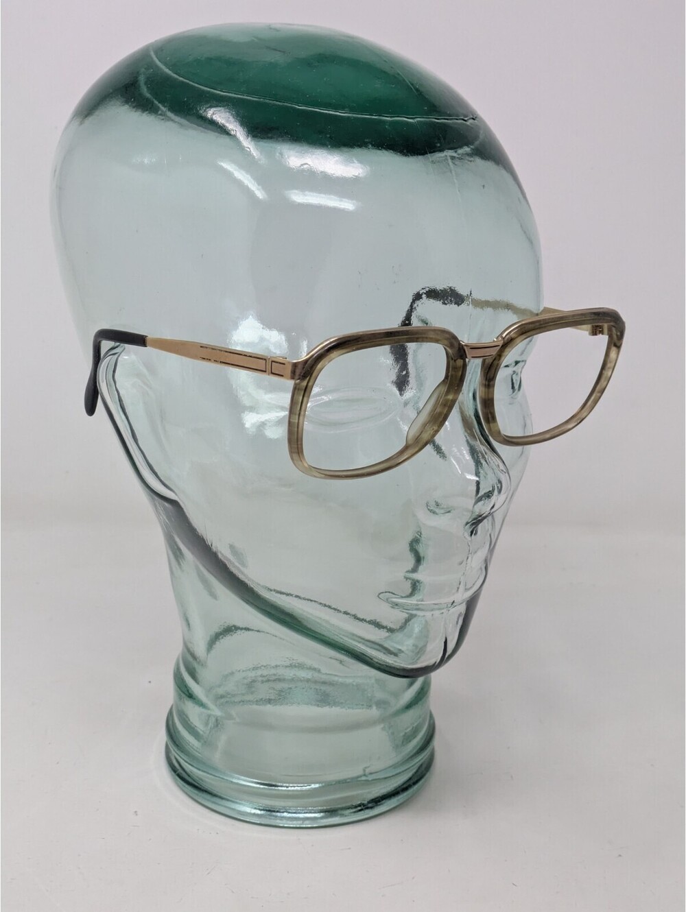 Vintage Metzler Aviator Eyeglasses Frames 54 18-140MM Gold Tone Germany 70s
